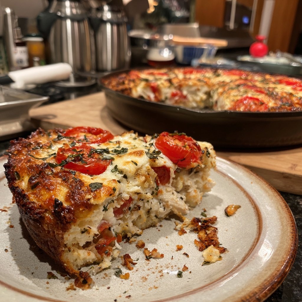 Healthy Chicken Caprese Bake