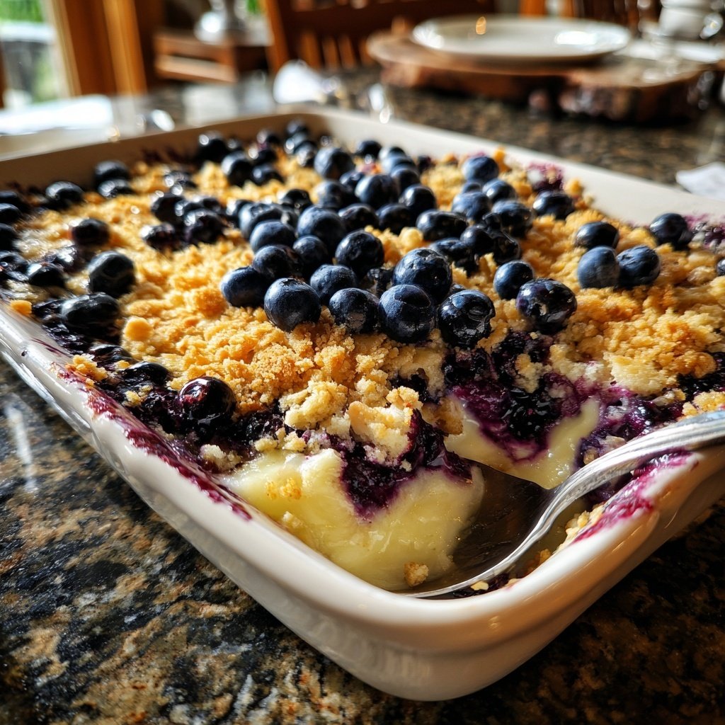 Blueberry Almond Yogurt Breakfast Bake