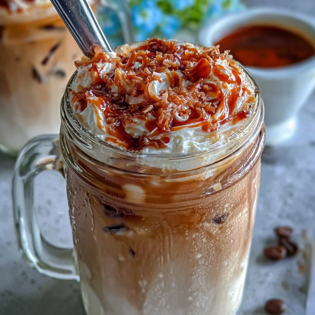 Low Calorie Iced Vanilla Coffee Drink
