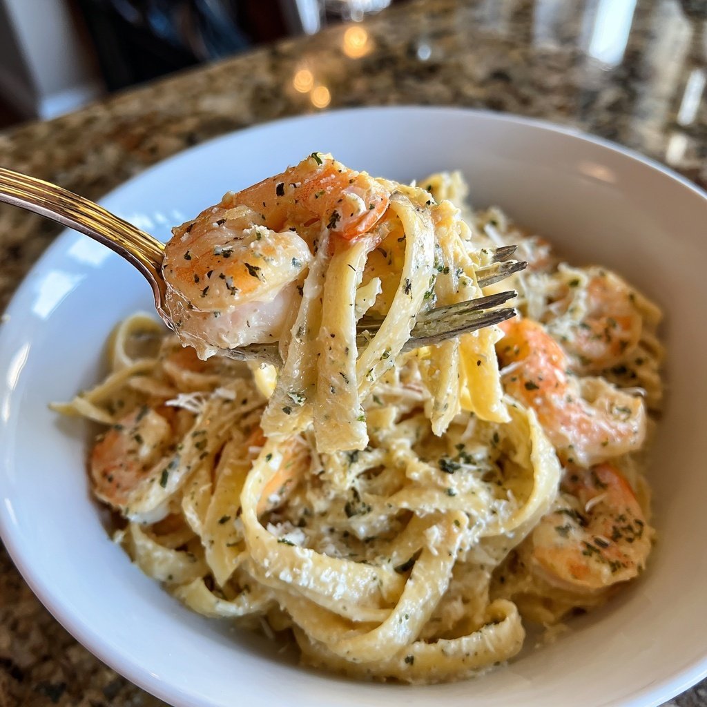 Shrimp Alfredo Pasta