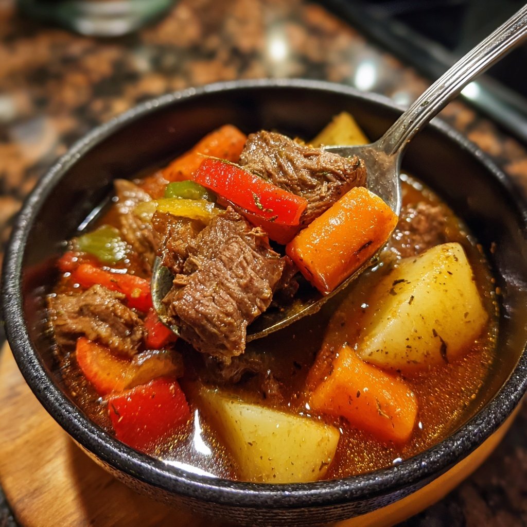 Jamaican Beef Stew With Rice
