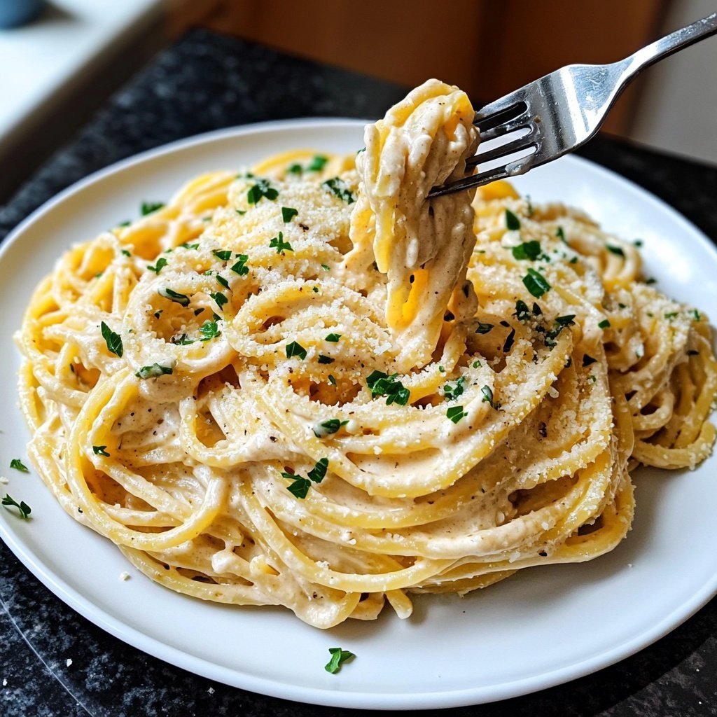 Creamy Garlic Parmesan Chicken Pasta