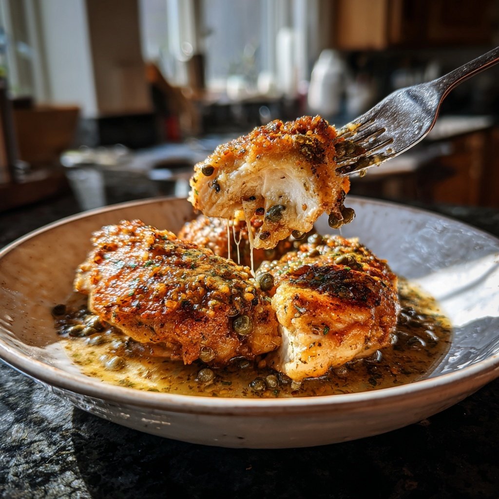 Chicken with Lemon Caper Butter