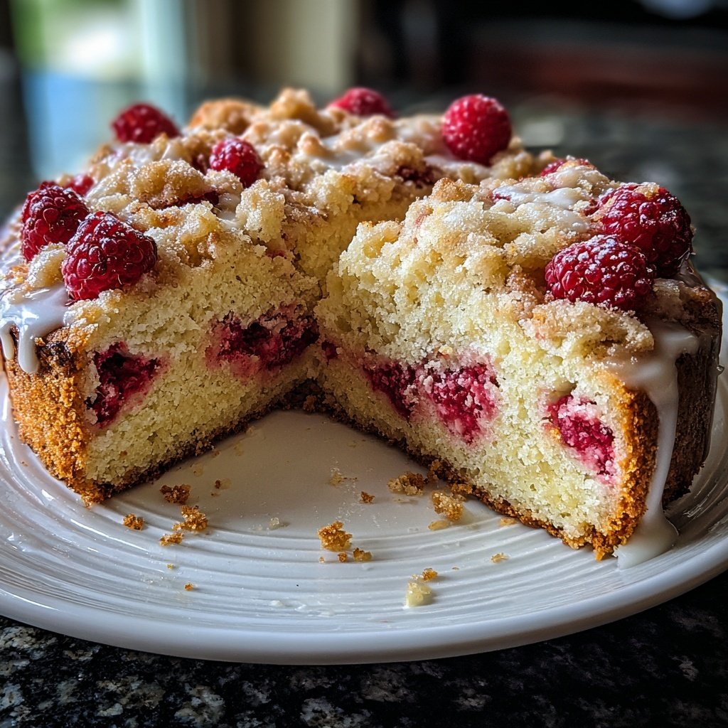 Spring Brunch Raspberry Coffee Cake