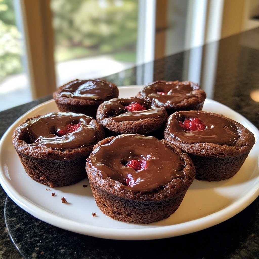 Chocolate Raspberry Lava Cakes