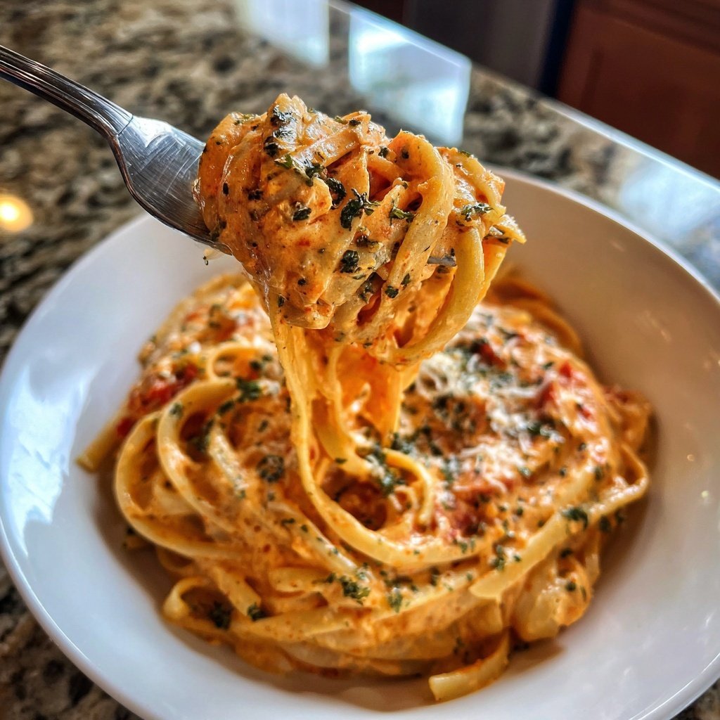 Rose Sauce Pasta with Vodka Cream