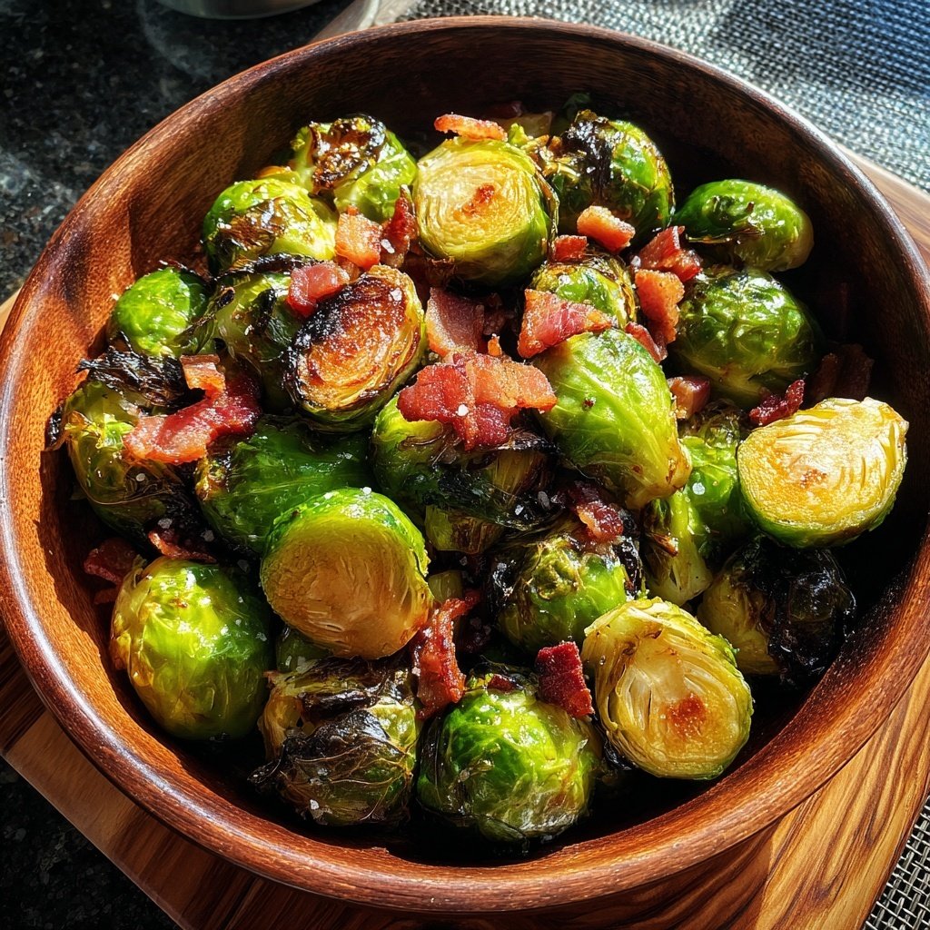 Roasted Brussels Sprouts With Bacon